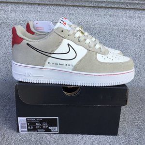 Nike Air Force 1 Low First Use Light Sail Red - DB3597-100